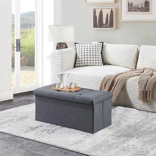 Storage ottoman bench - storage,