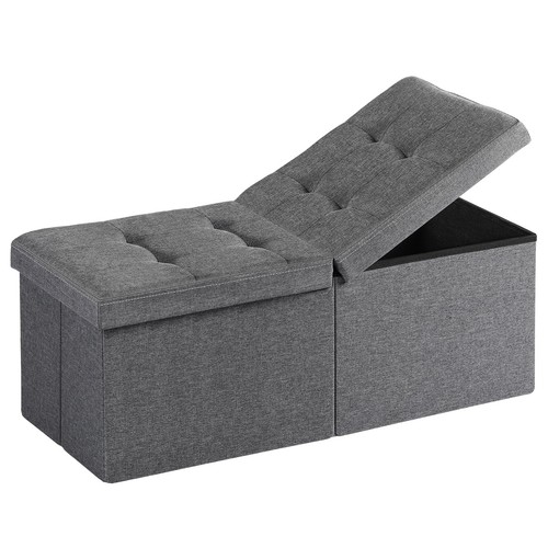 Storage ottoman bench footrest - bench,