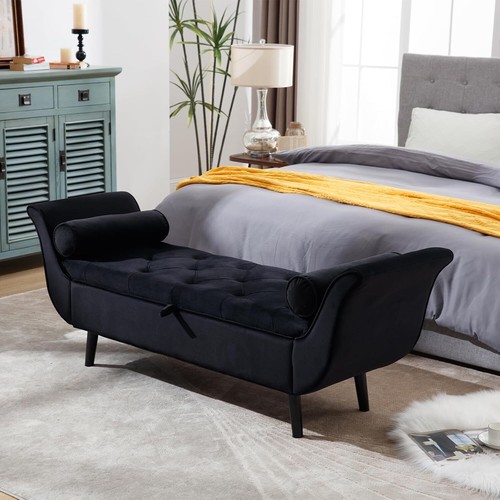 Storage bench for bedroom end - bench,